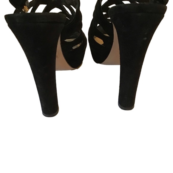 Prada black suede cage stiletto sandal, size 38 ❣️HOST PIC❣️ - Picture 4 of 9